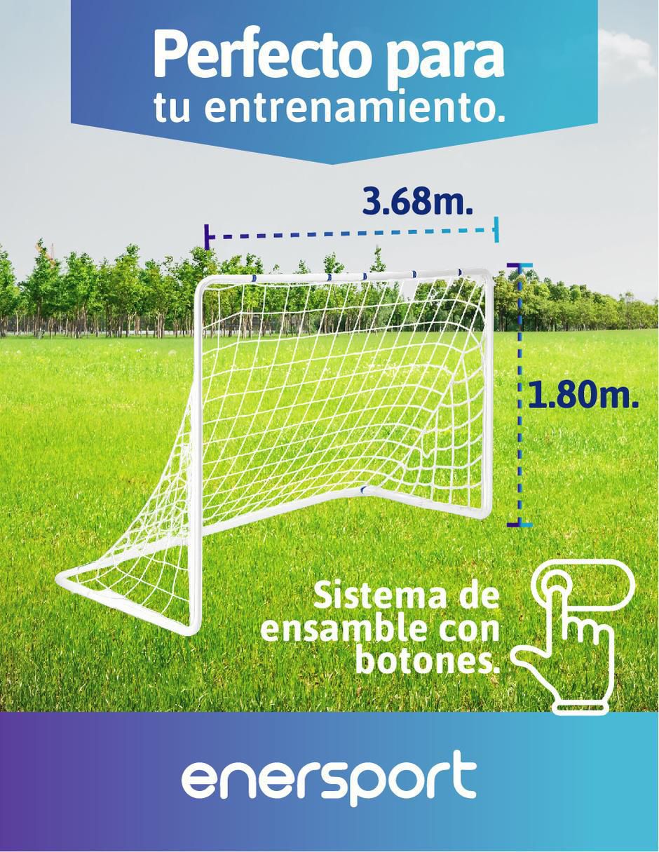 Portería para fútbol con red adulto 5