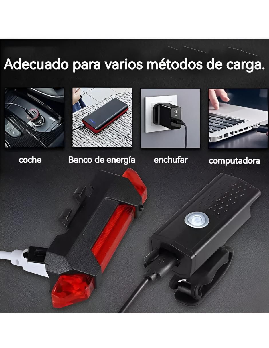 Lámpara delantera para Bicicleta 4