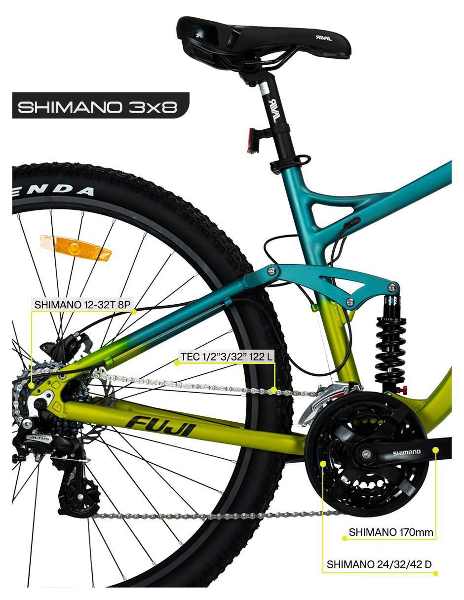 Bicicleta de montaña rodada 29 Fuji unisex 9
