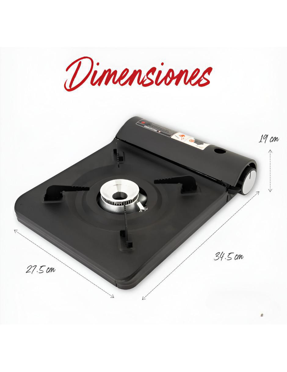 Parrilla de gas XTLLAR4939 de aluminio 5