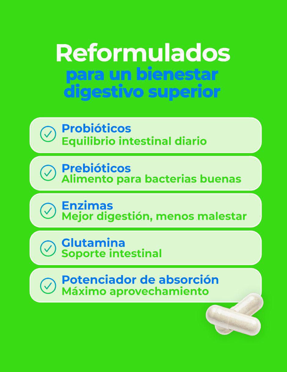 Probióticos + Enzimas de 60 cápsulas 6
