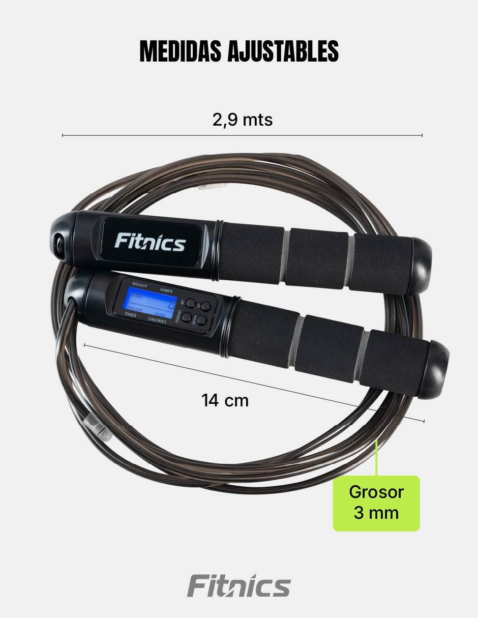 Cuerda para saltar con contador adulto 8