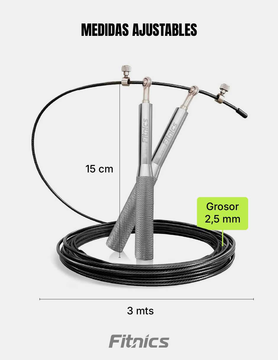 Cuerda para saltar fitnics crossfit adulto
