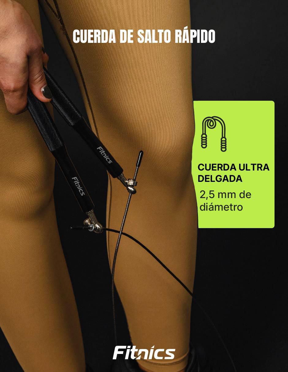 Cuerda para saltar fitnics crossfit adulto