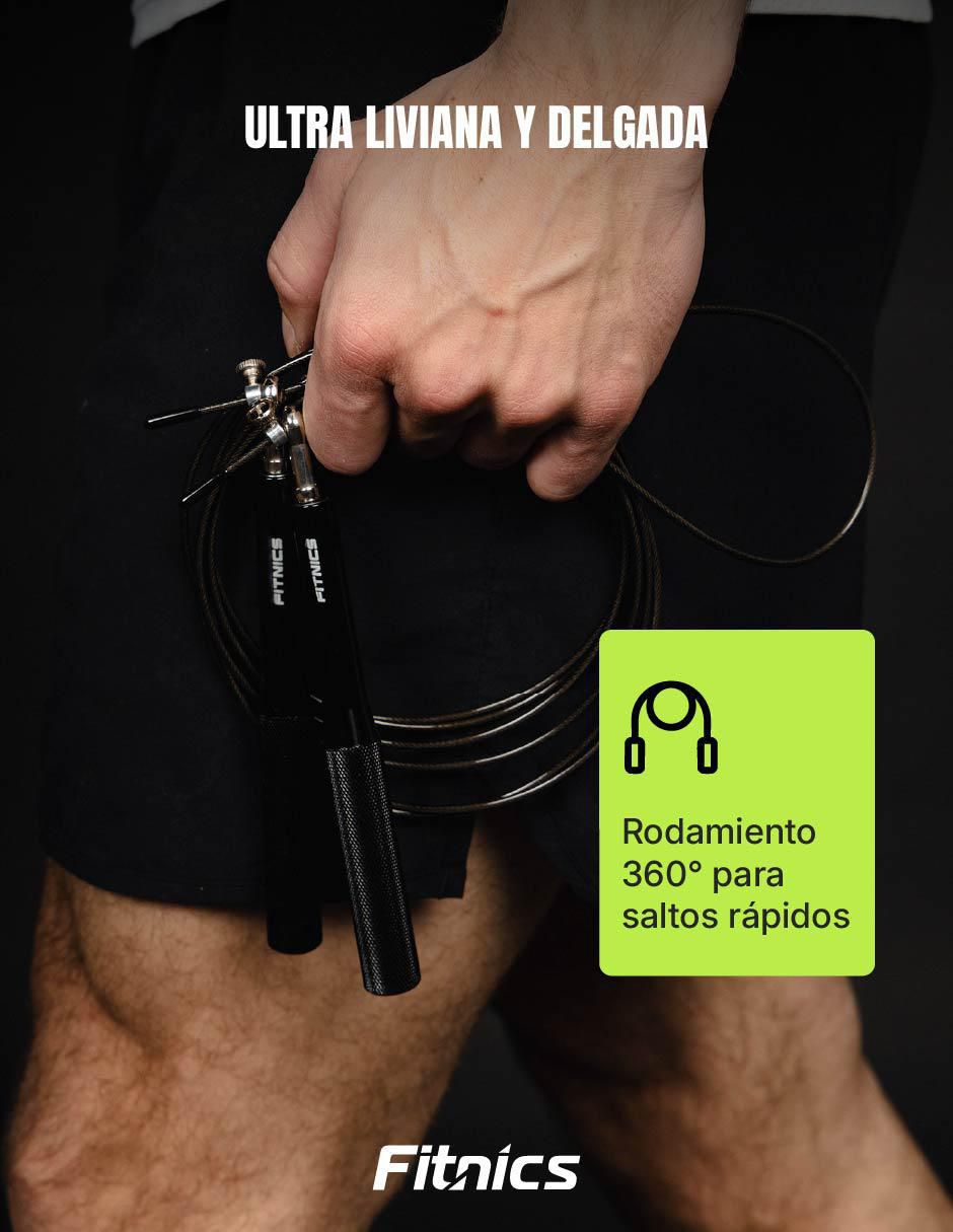 Cuerda para saltar fitnics crossfit adulto