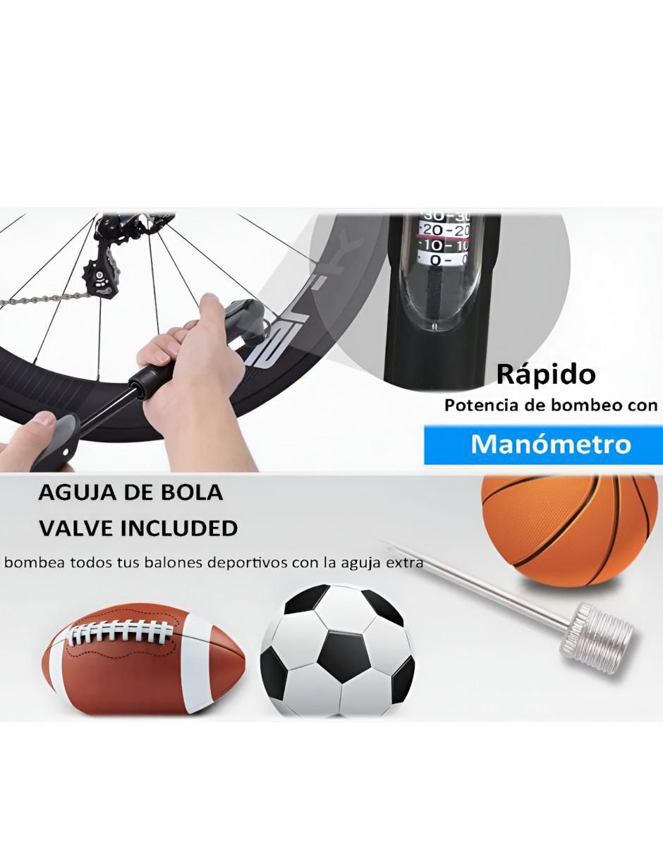 Bomba de aire manual para ciclismo 3
