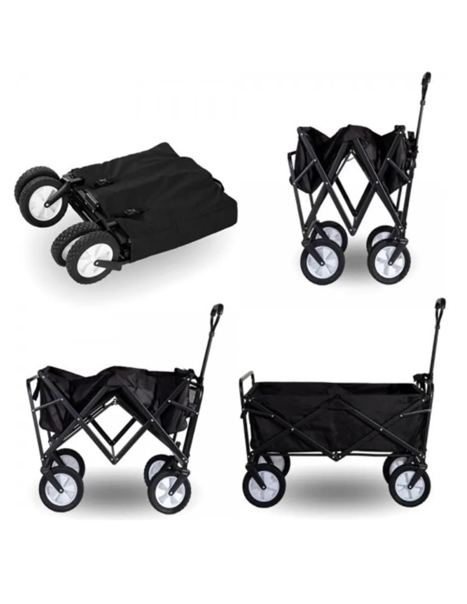 Carrito vagón plegable  con capacidad de 68 kg 3