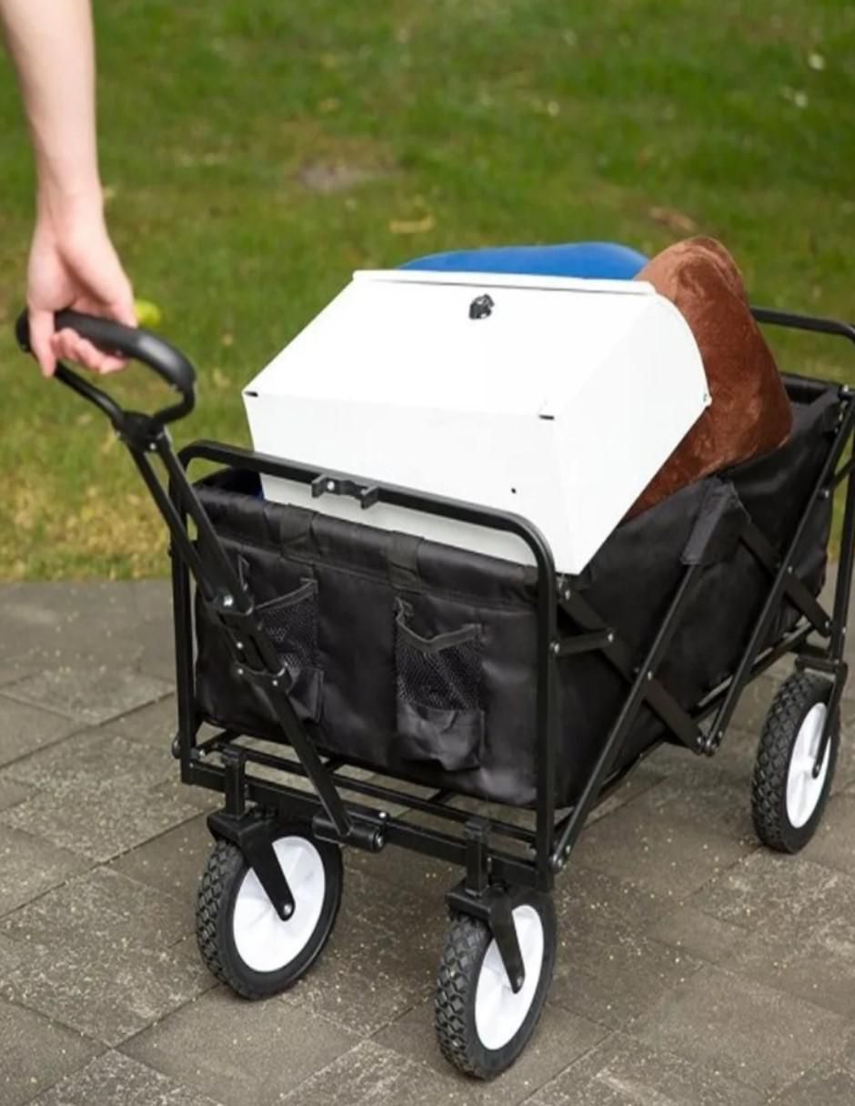 Carrito vagón plegable  con capacidad de 68 kg 4