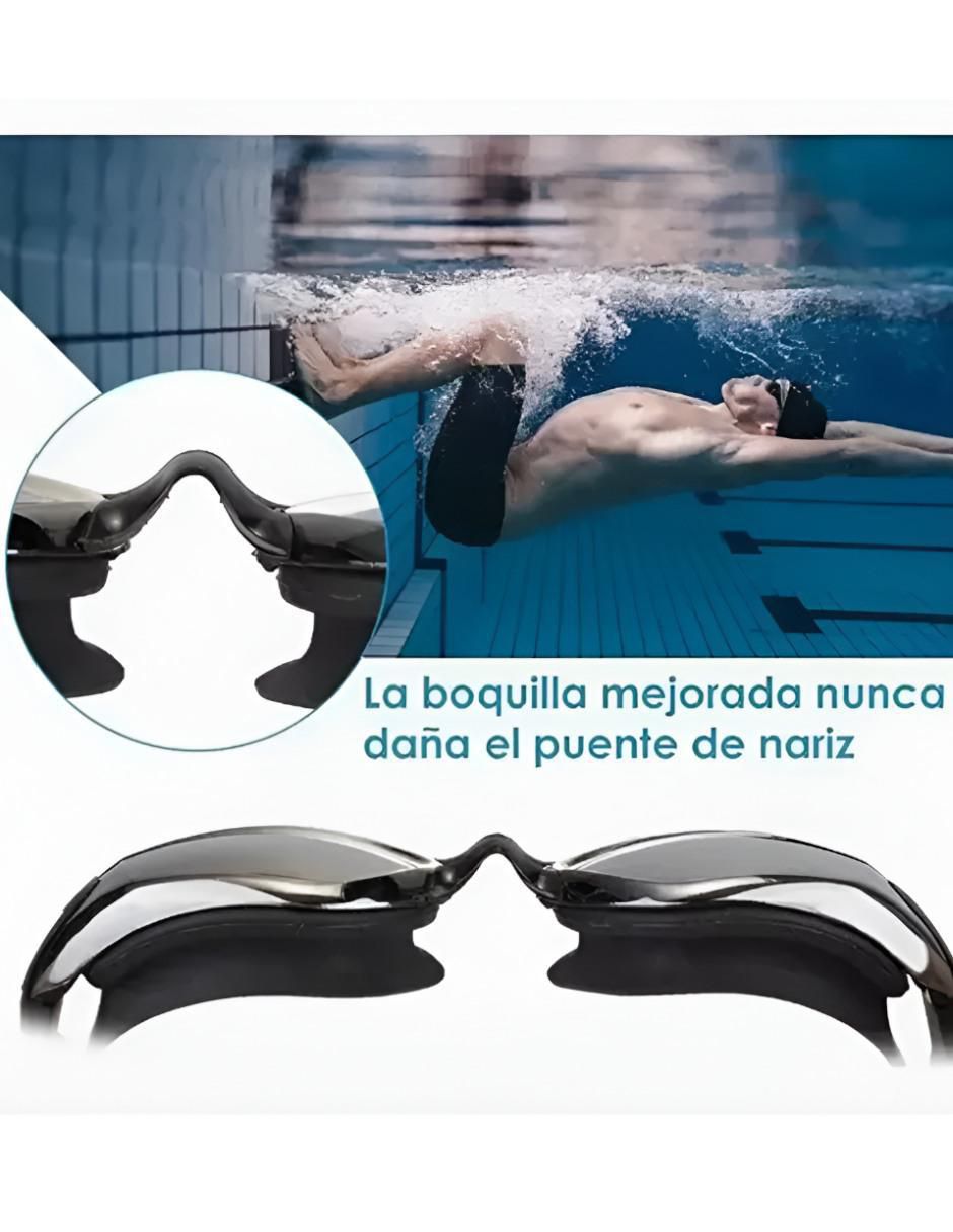 Goggles transparentes para natación unisex 4