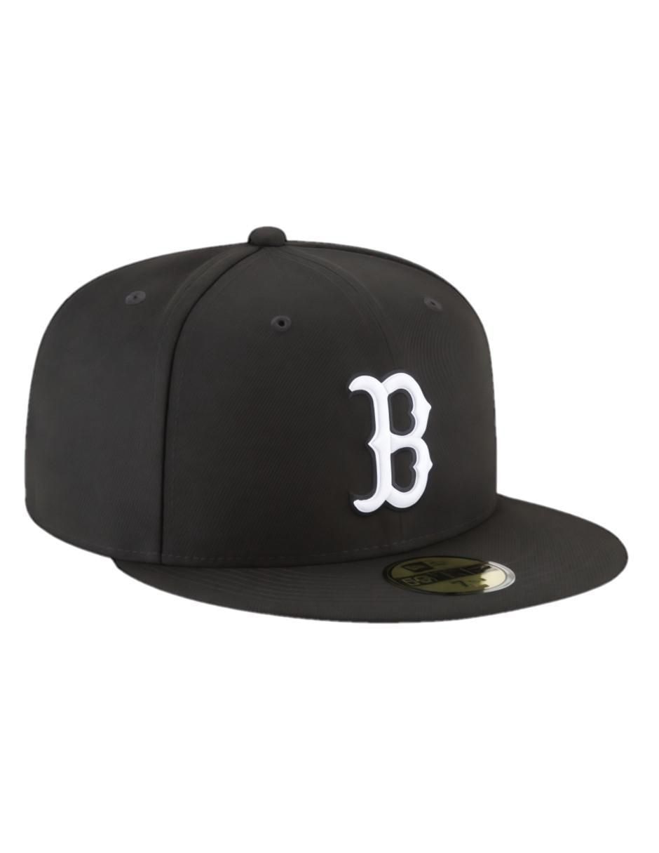 Gorra con visera plana cerrada casual Boston Red Sox para hombre 3