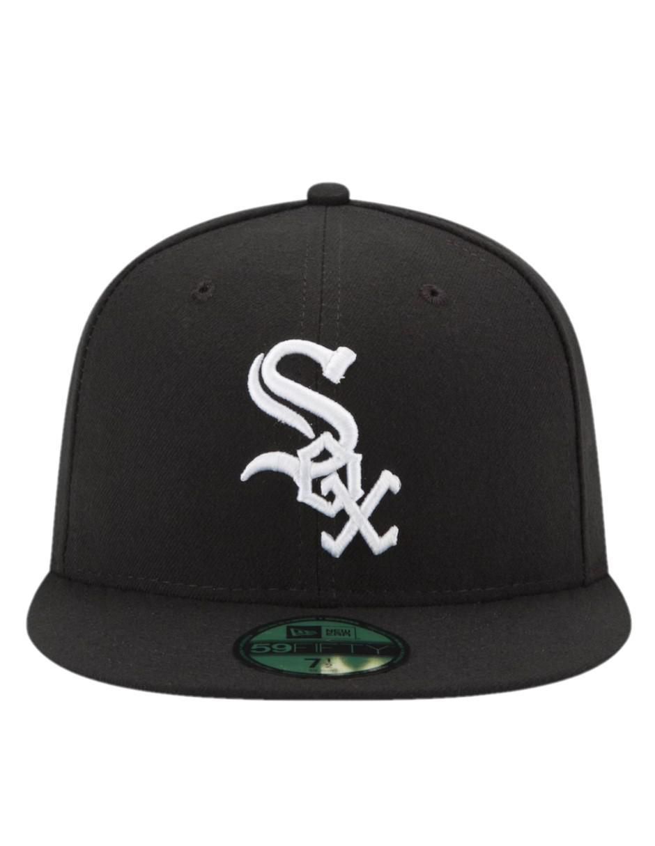 Gorra con visera plana cerrada casual Chicago White Sox para hombre 1