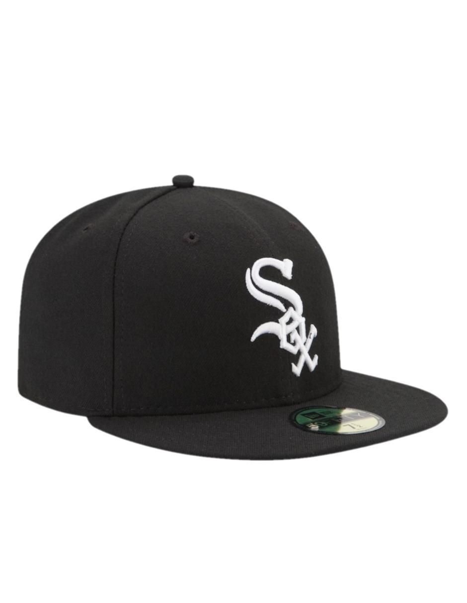 Gorra con visera plana cerrada casual Chicago White Sox para hombre 3