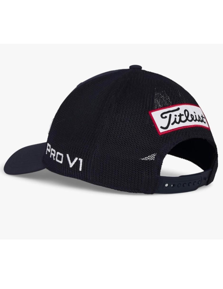 Gorra visera curva correa ajustable para golf tour performance para hombre 4