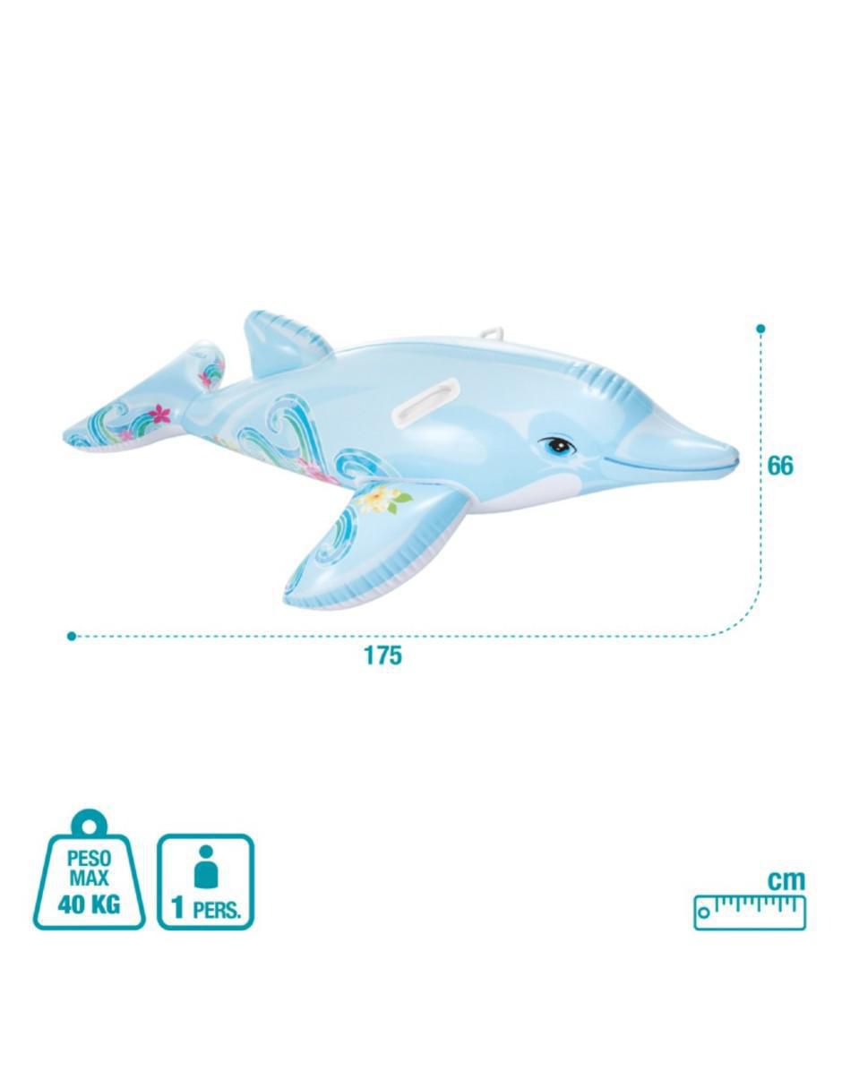 Inflable acuático forma de delfín 4
