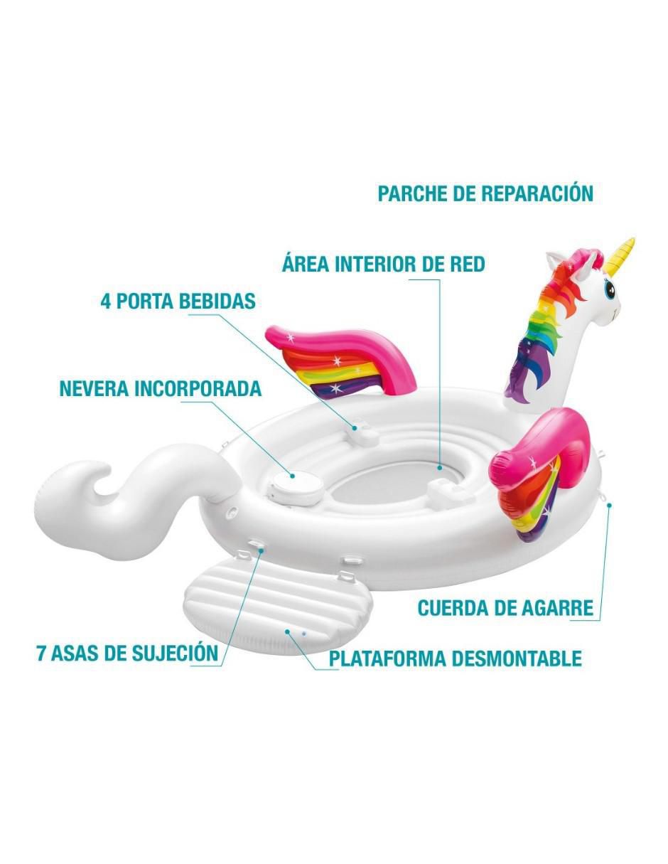 Inflable acuático forma de unicornio 4