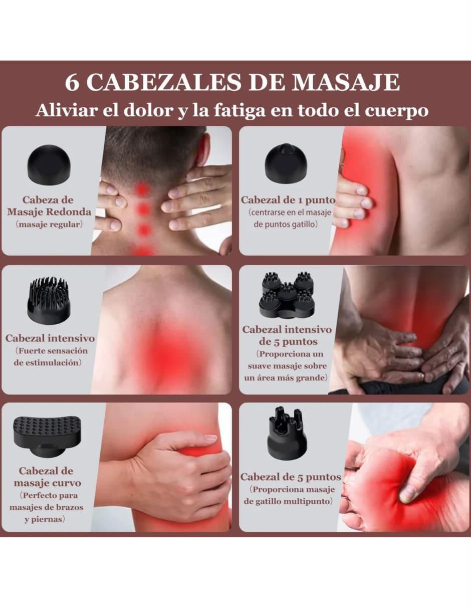 Masajeador corporal Pistola de masajes alámbrica 3