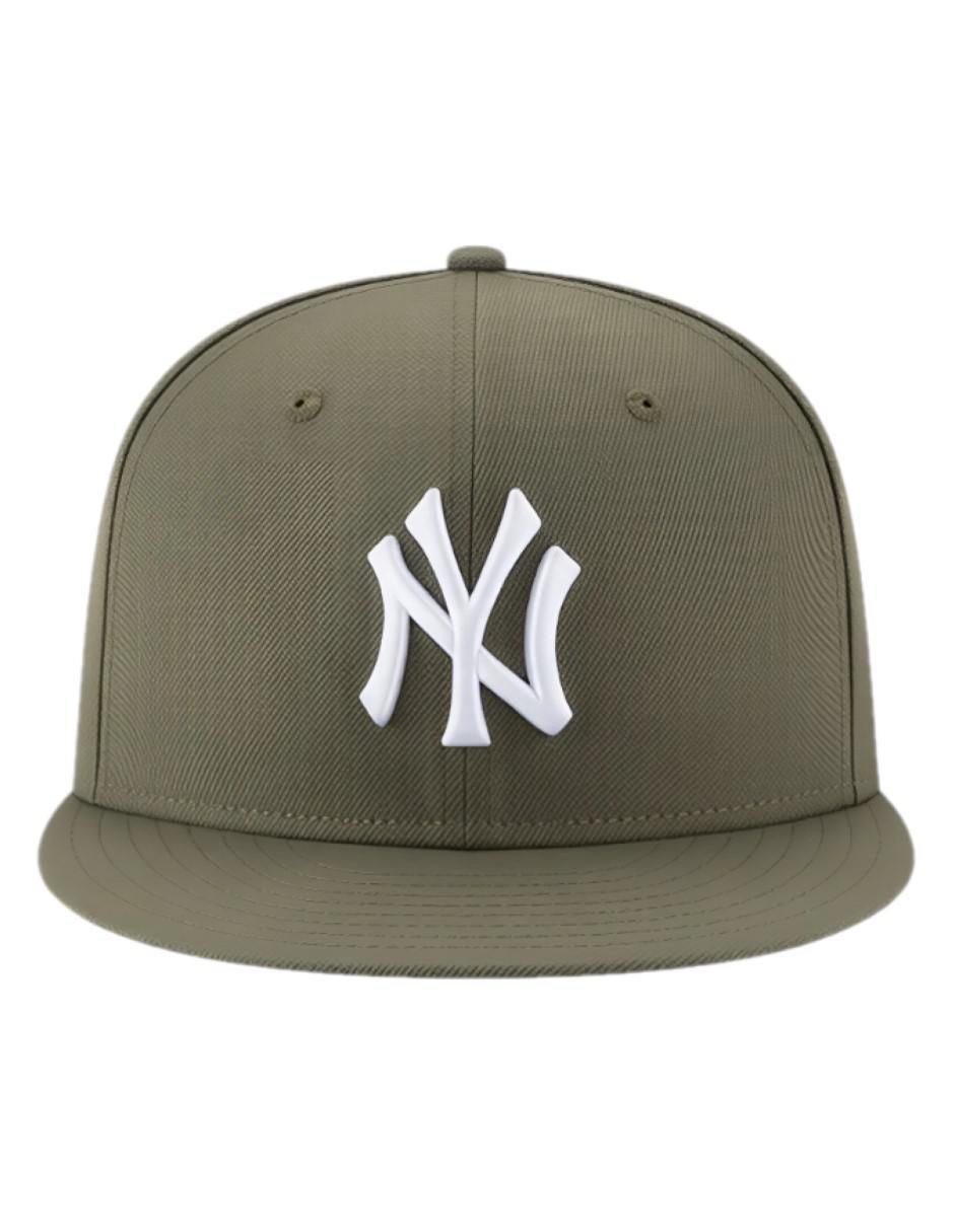 Gorra con visera plana cerrada casual Yankees de Nueva York para hombre 1