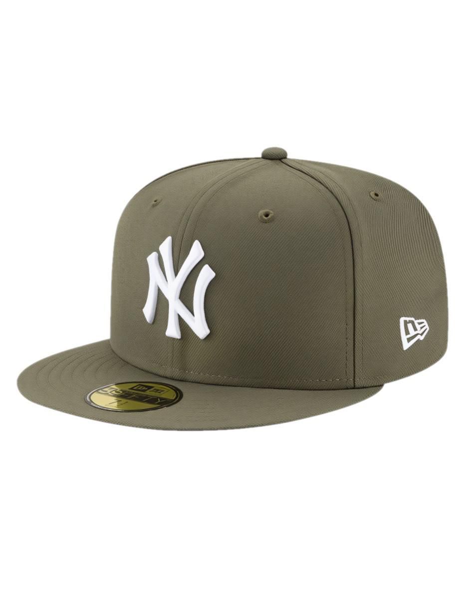 Gorra con visera plana cerrada casual Yankees de Nueva York para hombre 5