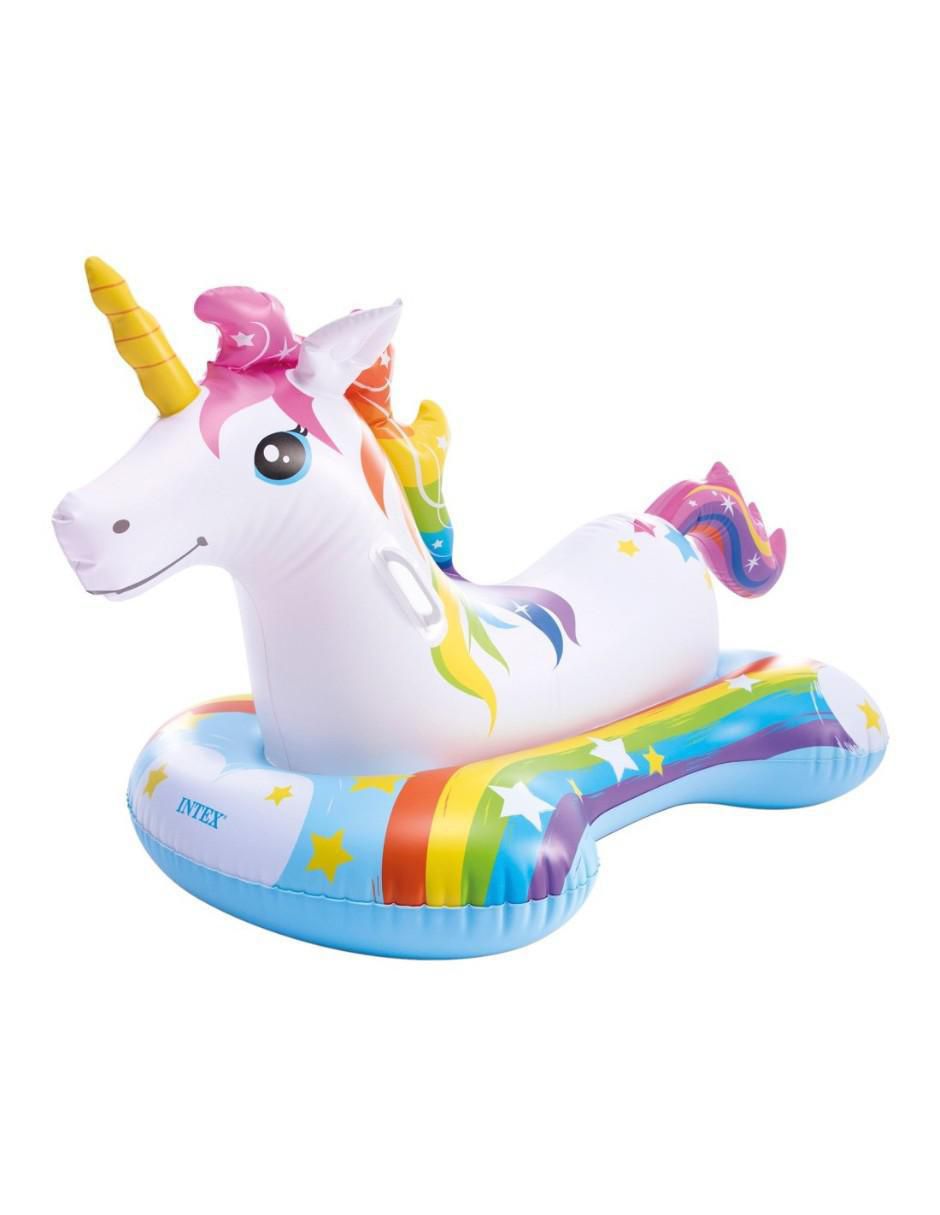 Inflable acuático forma de unicornio Inflable acuático forma de unicornio