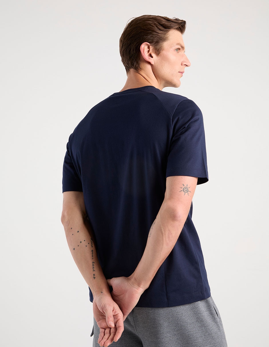 Playera deportiva manga corta jugador para hombre 6