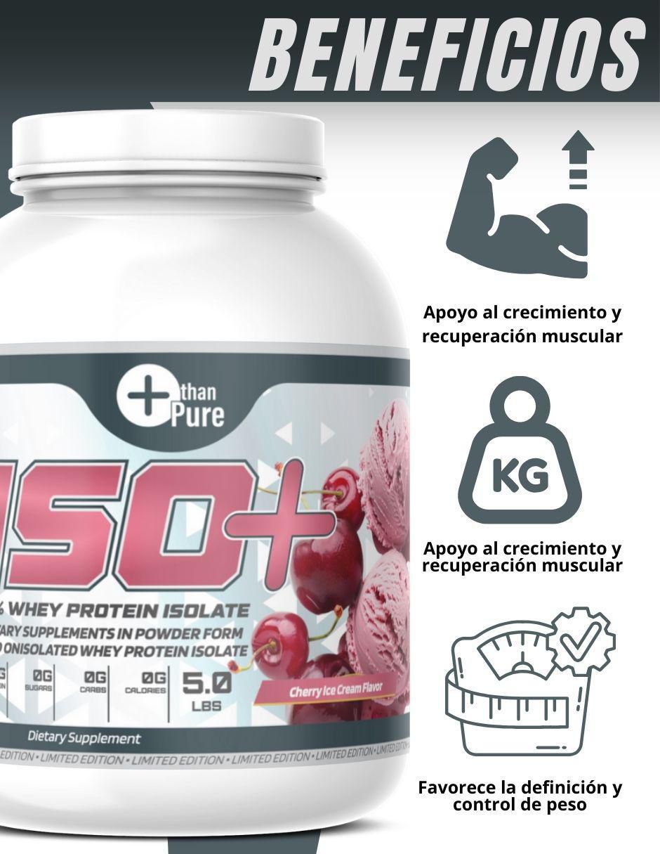 ISO+ con calcio sabor cereza de 2.2 kg 2