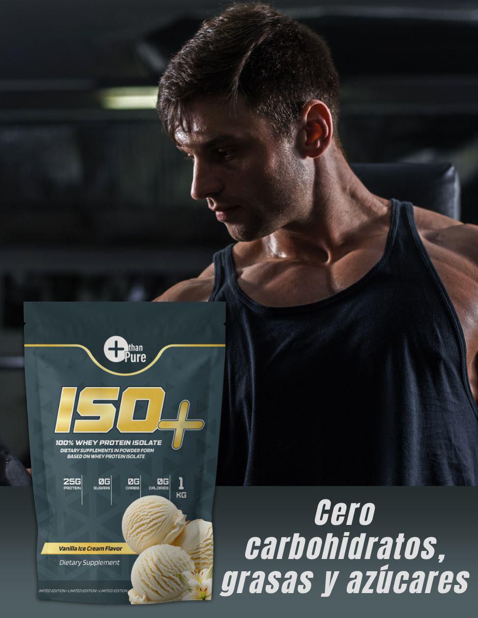 ISO+ ISOLATE con calcio sabor vainilla de 1 kg 5