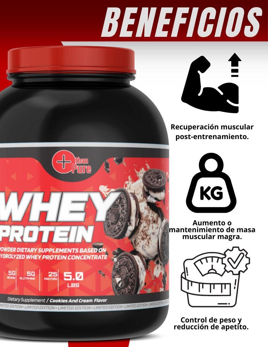 Proteina Whey sabor galleta de 2.2 kg 2