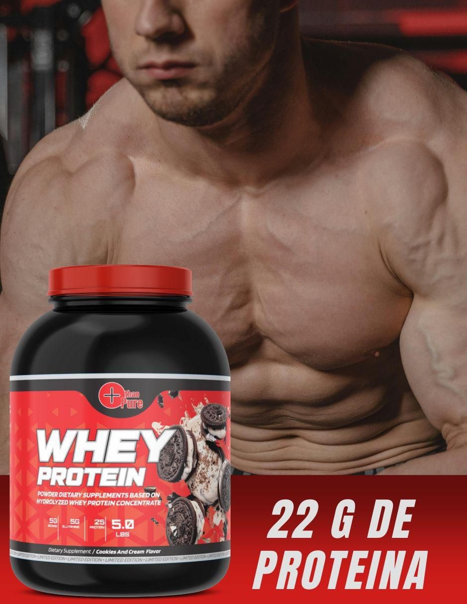 Proteina Whey sabor galleta de 2.2 kg 4