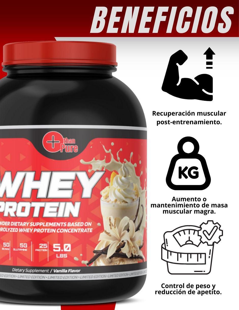 Proteina Whey sabor vainilla de 2.2 kg 2