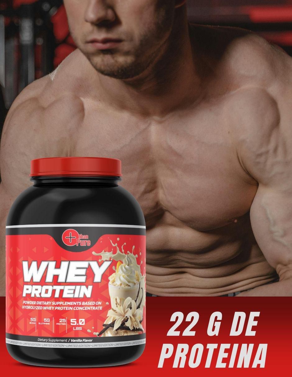 Proteina Whey sabor vainilla de 2.2 kg 5