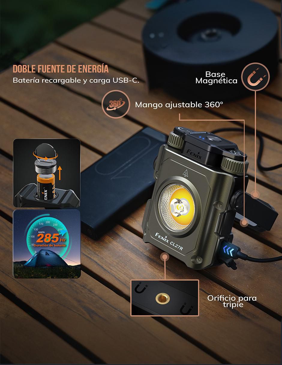 Linterna de mano CL27R 2