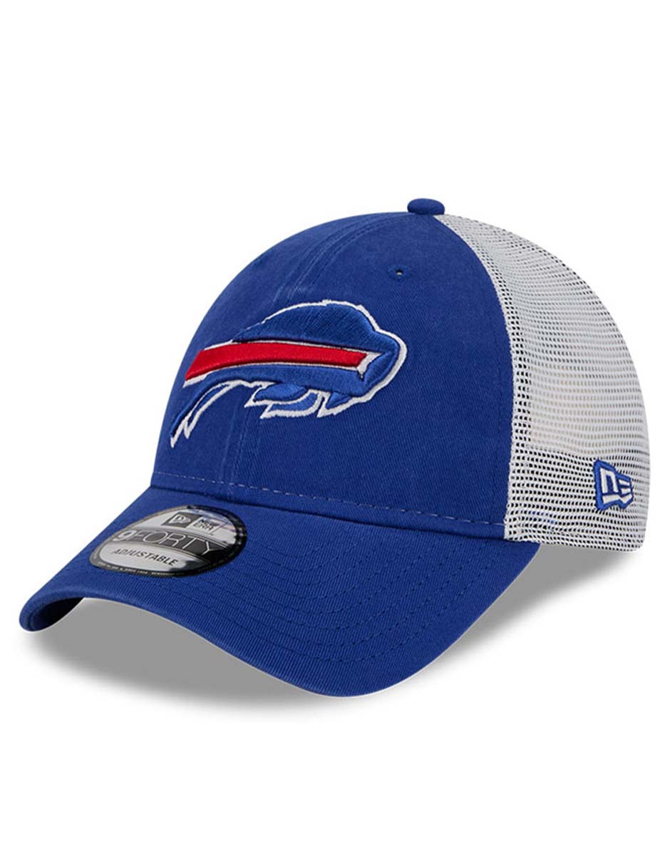 Gorra visera curva correa ajustable para fútbol americano Evergreen Buffalo Bills unisex