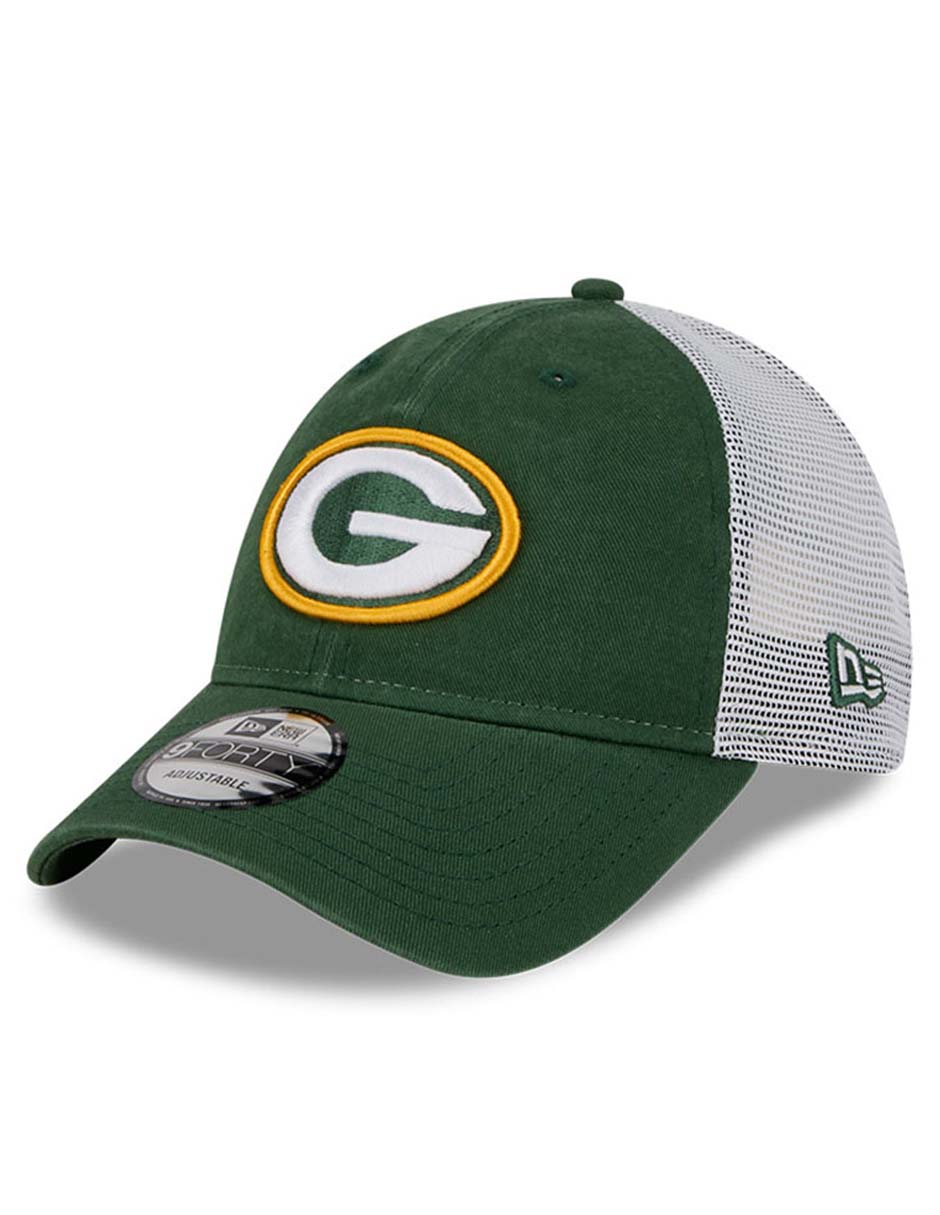 Gorra visera curva correa ajustable para fútbol americano evergreen Packers Green Bay unisex