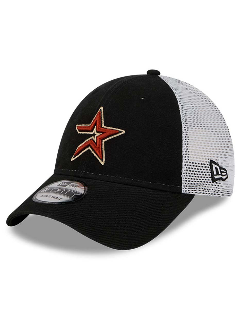 Gorra visera curva correa ajustable para béisbol evergreen Houston Astros unisex