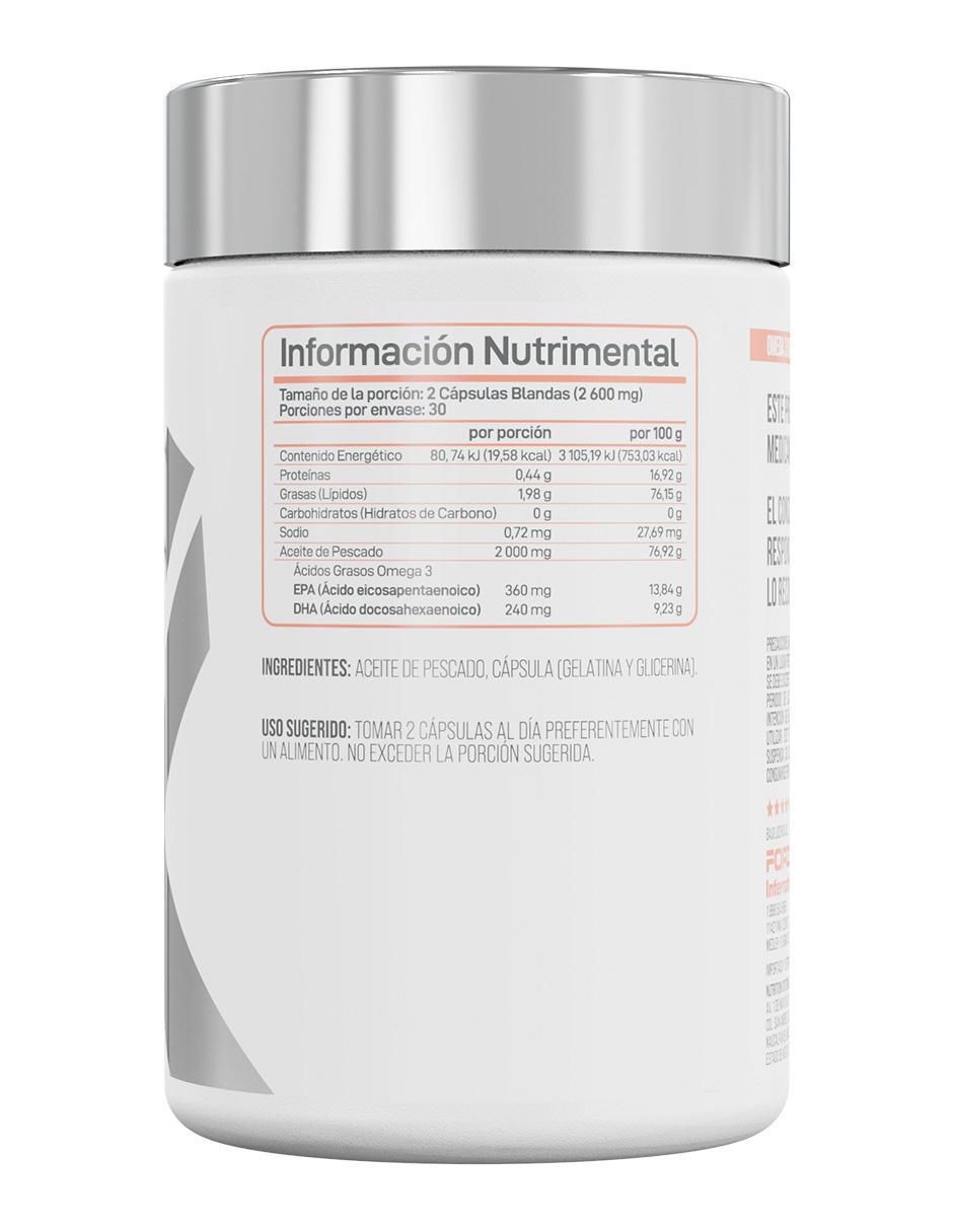 Omega 3 Fish Oil Forzagen de 60 cápsulas 3