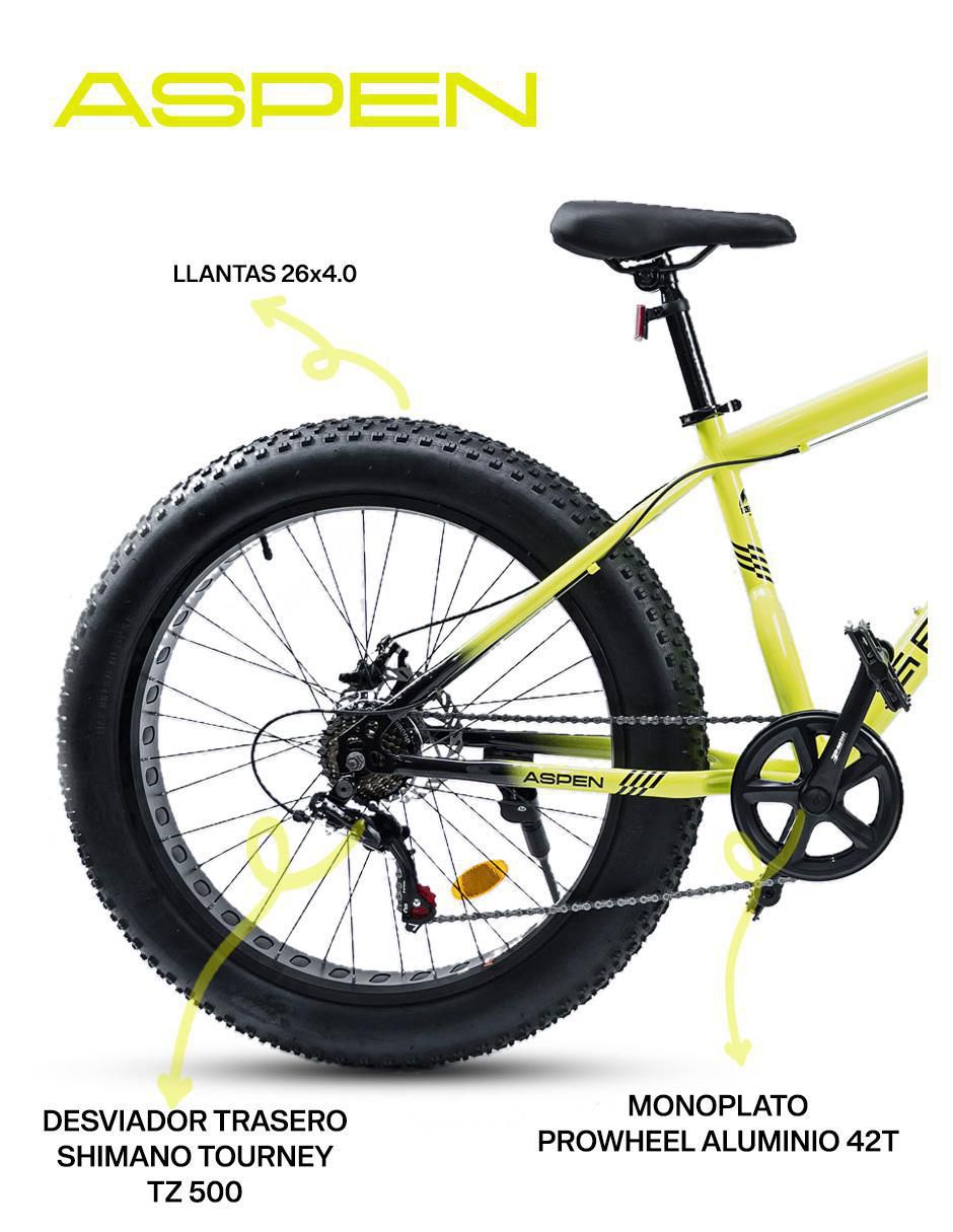 Bicicleta de montaña gravel "rodada" 26 aspen 4.0 "para" unisex