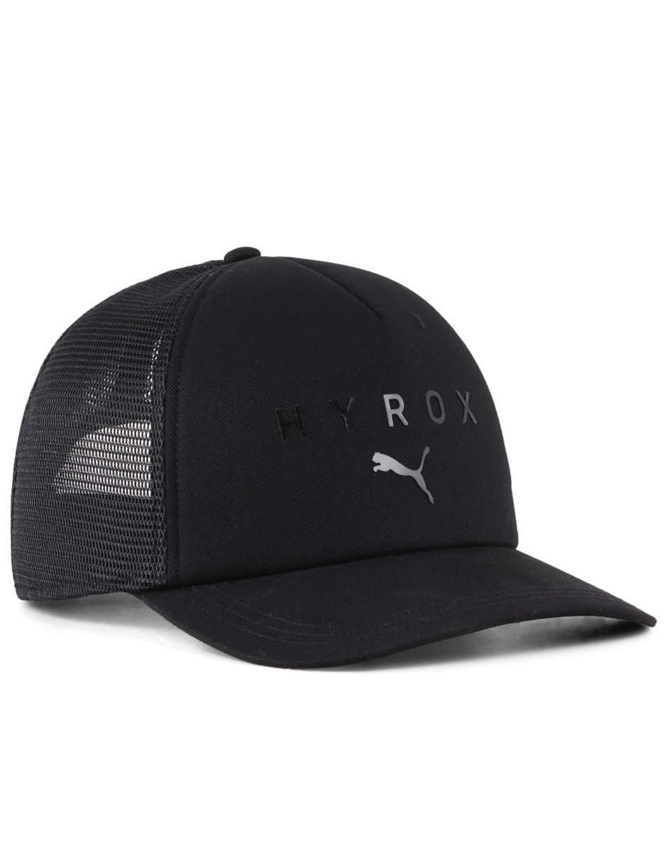Gorra visera curva broche para entrenamiento Puma x Hyrox trucker cap unisex