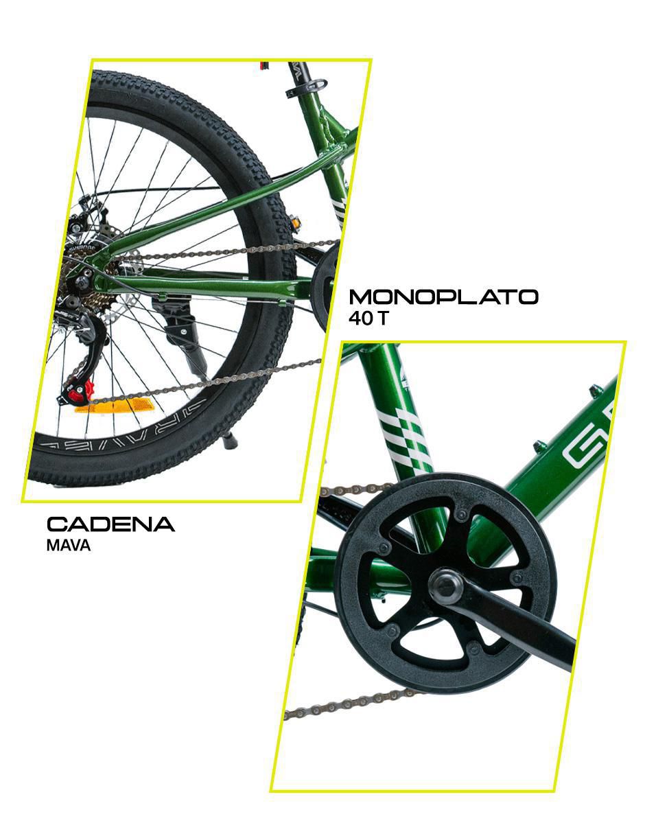 Bicicleta de montaña rodada 24 Rimo unisex 7