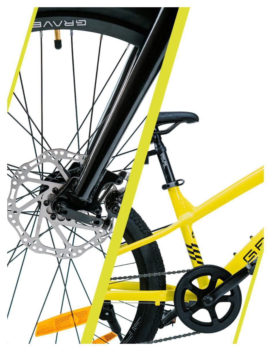 Bicicleta de montaña gravel "rodada" 24 rimo 24¨ "para" unisex