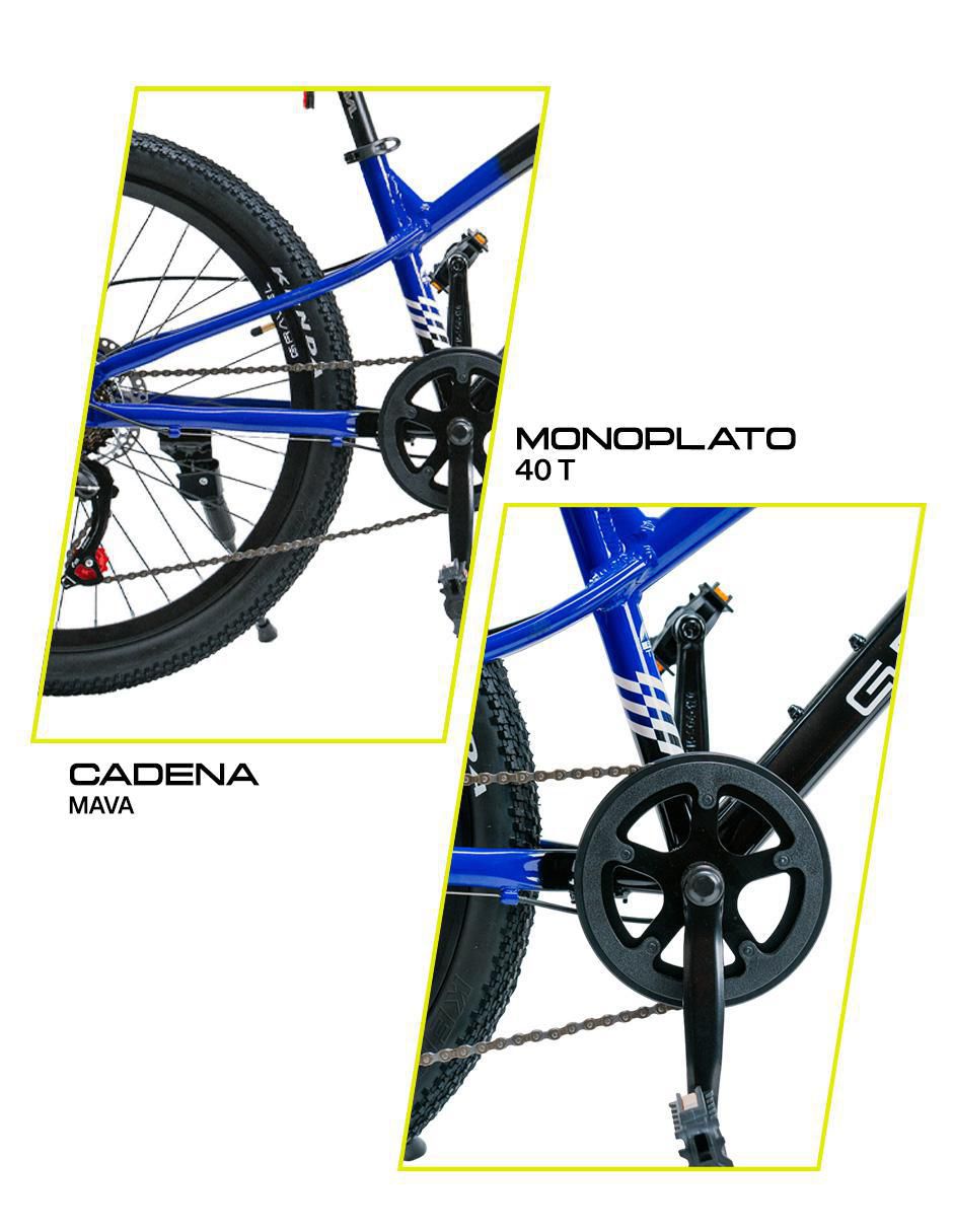 Bicicleta de montaña rodada 24 Rimo 2.0 unisex 7