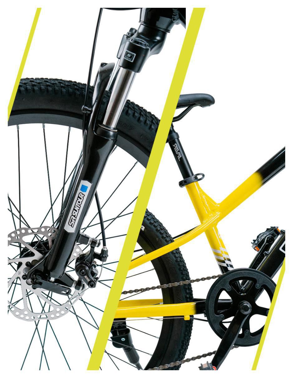 Bicicleta de montaña gravel "rodada" 24 rimo 2.0 24¨ "para" unisex
