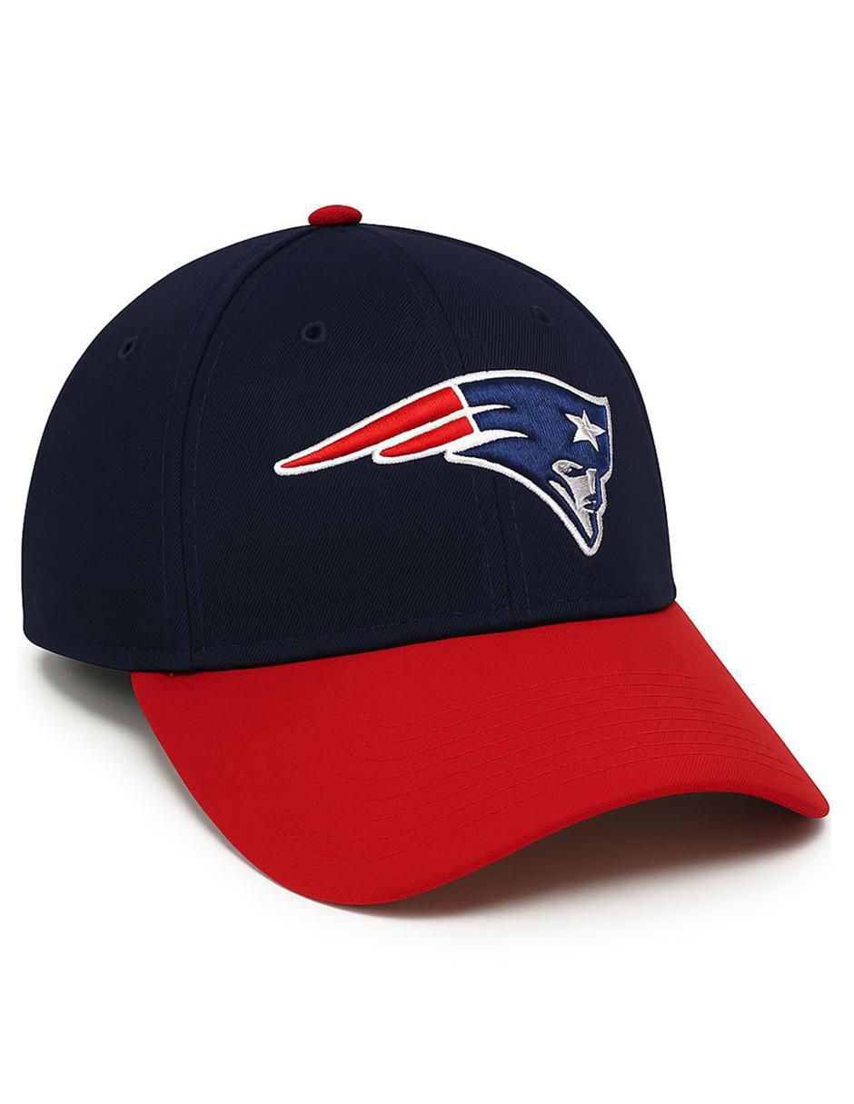 Gorra visera curva correa ajustable para Fútbol Americano New England Patriots para hombre