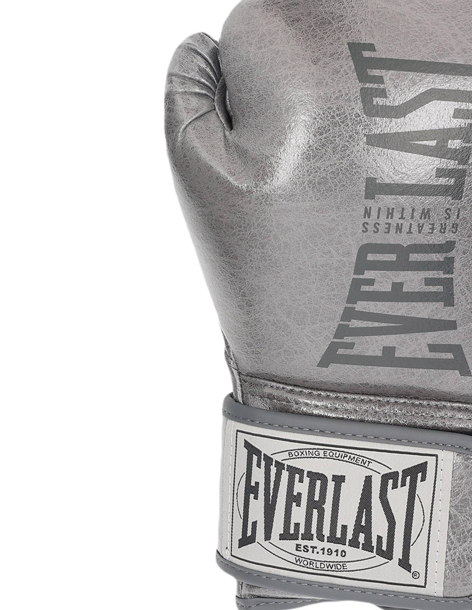 GUANTES EVERLAST V, 12 OZ, GRIS OXFORD