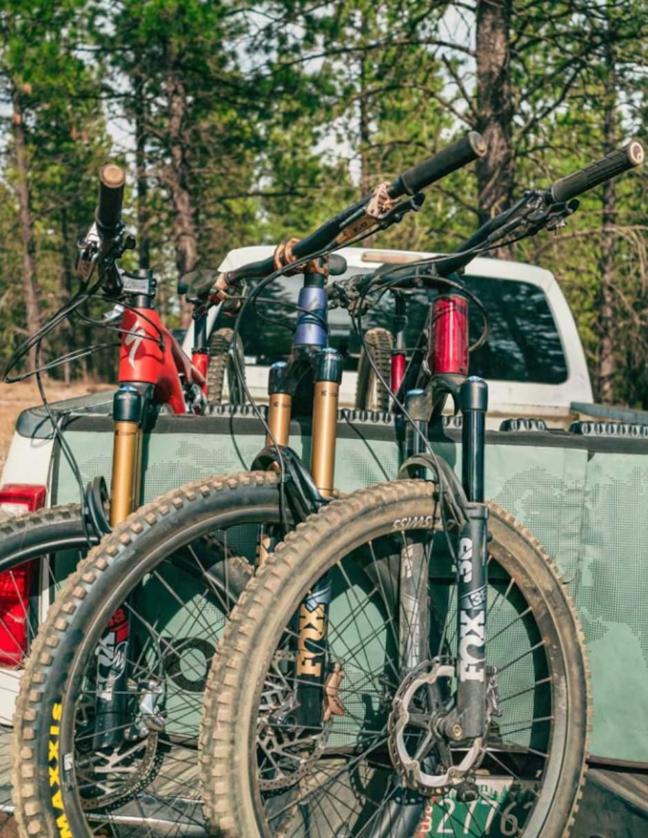 Rack porta bicicleta para camioneta Tailgate Pad Stone 5