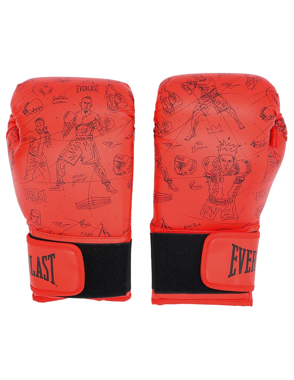 GUANTES EVERLAST PRO URBA, 12 OZ, ROJO
