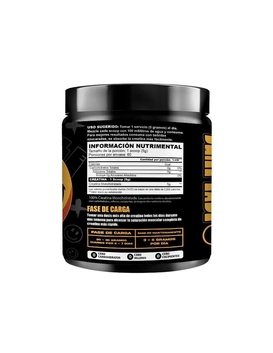 Creatina monohidratada de 300 g 2