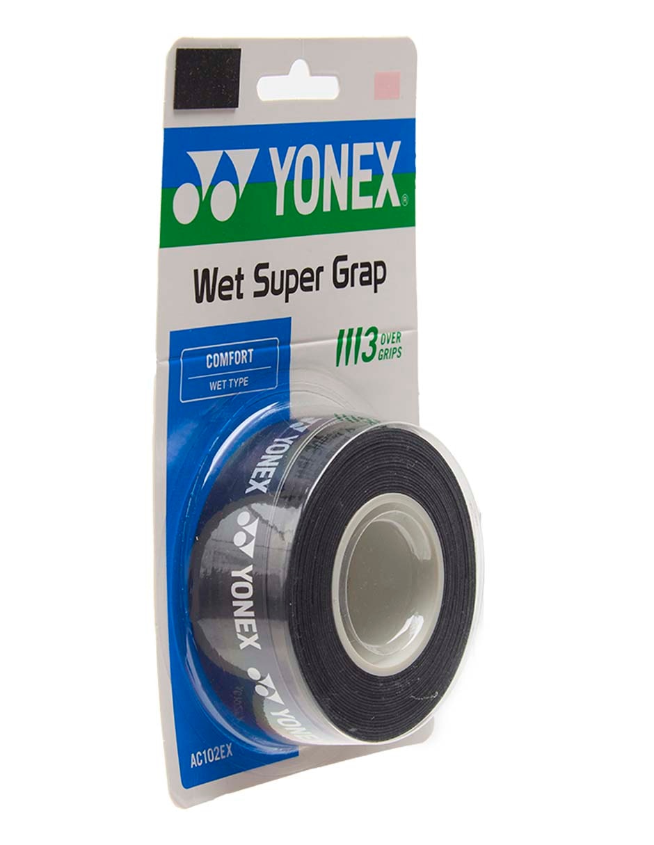 Cinta protectora para raqueta Wet Super Grap Negro 2