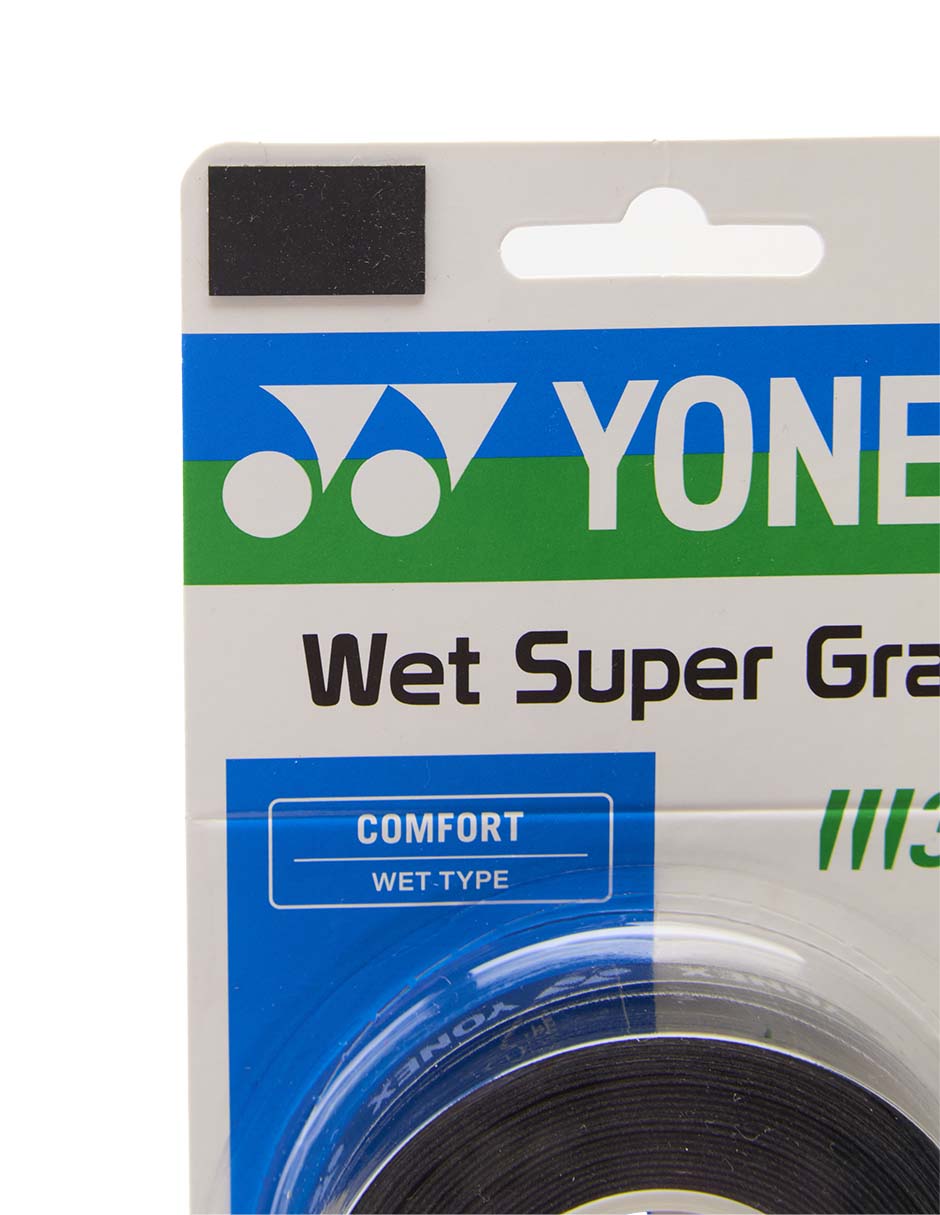 Cinta protectora para raqueta Wet Super Grap Negro 4