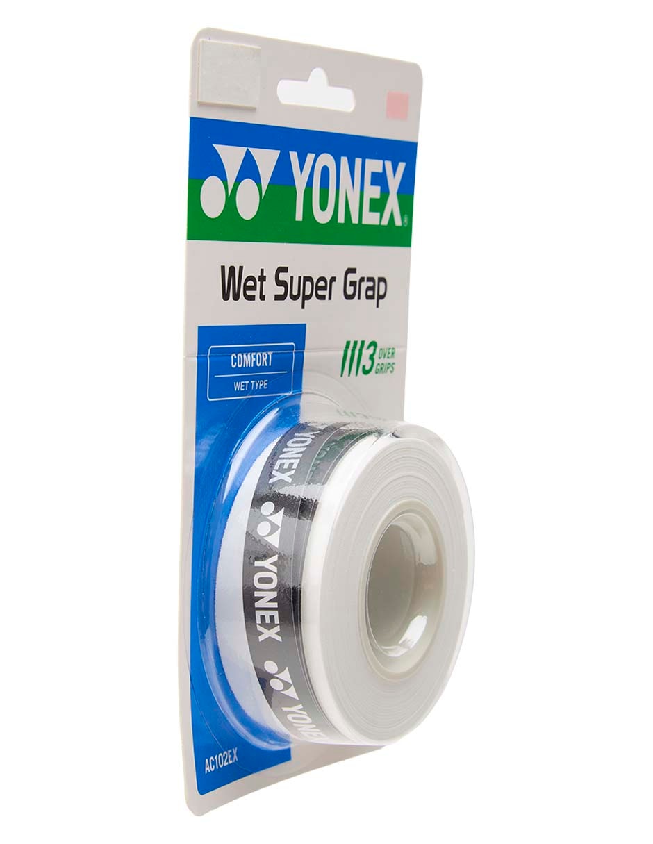 Cinta protectora para raqueta wet super grap blanco 2