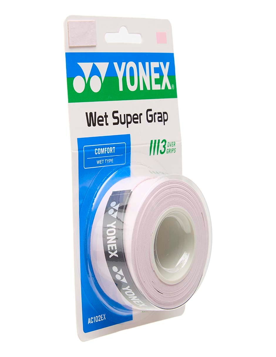 Cinta protectora para raqueta wet super grap rosa 2